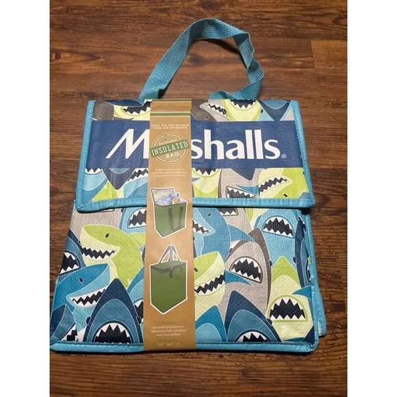 6-Reusable HomeGoods- Insulated Bag Hot or Cold Zippered Handles New with Tag - Picture 10 of 13